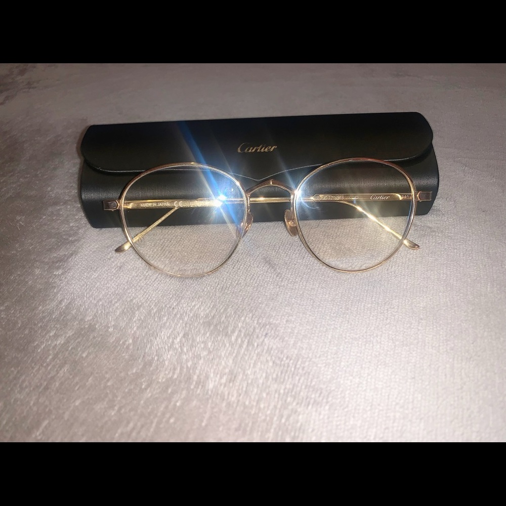 Cartier Gold Frames